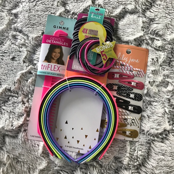 4Pc Mix/Match Hair Accessories Set NIB H - Picture 4 of 12